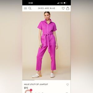 Precious, comfortable, stylish jumpsuit.